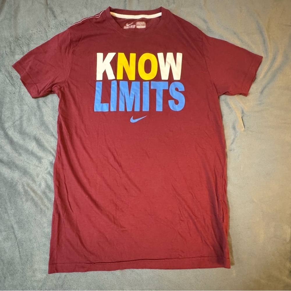 Nike Burgundy Dri-FIT Shirt
#1010